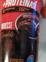 Jumlah gula yang masuk Proteínas mousse de chocolate