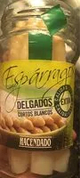 Jumlah gula yang masuk Espárragos delgados cortos