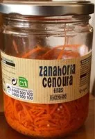 Amount of sugar in Zanahoria