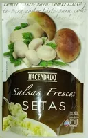 Amount of sugar in Salsas frescas setas