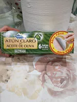 Cantidad de azúcar en Atun claro en aceite de oliva