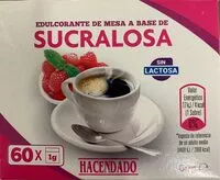 Количество сахара в Sucralosa