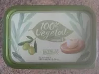 Amount of sugar in Margarina 100% vegetal