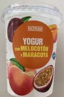 İçindeki şeker miktarı Yogur con melocotón y maracuyá