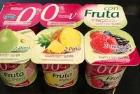 Sokerin määrä sisällä Yogur con fruta 0%