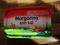 Sokerin määrä sisällä Margarina con sal