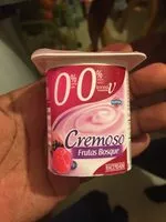İçindeki şeker miktarı Yogur cremoso frutas bosque 0%