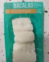 Количество сахара в Bacalao filetes en su punto de sal sin espinas