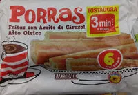 Quantité de sucre dans Porras fritas con aceite de girasol alto oleico