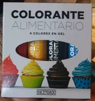 Sokerin määrä sisällä Colorante alimentario