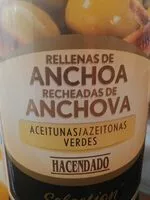 Cantidad de azúcar en Aceitunas verdes rellenas de anchoa