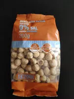 入っている砂糖の量 Avellana tostada 0% sal añadida
