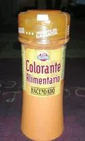 Sokerin määrä sisällä Colorante alimentario