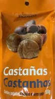 Amount of sugar in Castañas cocidas y peladas