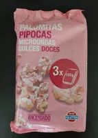 İçindeki şeker miktarı Palomitas pipocas