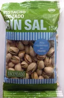 含糖量 Pistacho Tostado 0% Sal Añadida