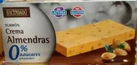 İçindeki şeker miktarı Turrón crema de almendras 0%