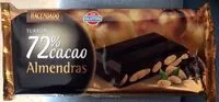 Amount of sugar in Turron 72% cacao almendras