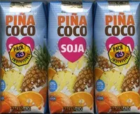 入っている砂糖の量 Piña coco soja