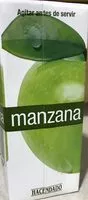 चीनी की मात्रा Zumo de Manzana