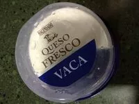 Sokerin määrä sisällä Queso fresco vaca