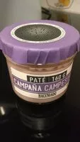 Amount of sugar in Paté de campestre