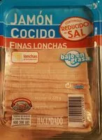 Suhkru kogus sees Jamón cocido finas lonchas bajo en sal