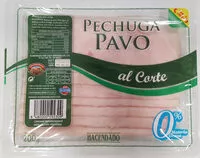 Quantité de sucre dans Pechuga de pavo al corte