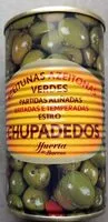 Amount of sugar in Aceitunas verdes estilo chupadedos