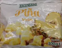चीनी की मात्रा Piña trozos