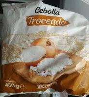 入っている砂糖の量 Cebolla troceada
