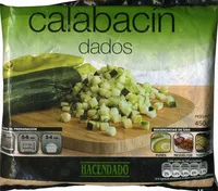 Amount of sugar in Calabacines en dados