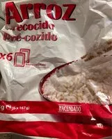 चीनी की मात्रा Arroz precocido