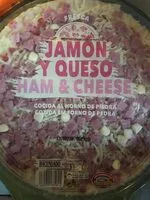Suhkru kogus sees Pizza jamón y queso