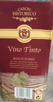 入っている砂糖の量 Vino Tinto