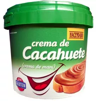 Sokerin määrä sisällä Crema de cacahuete