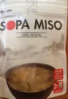Cantidad de azúcar en Sopa miso 100% vegetal