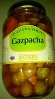 入っている砂糖の量 Aceituna verde gazpacha