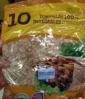 Quantité de sucre dans Tortillas 100% integral