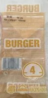 Sokerin määrä sisällä Pain burger HACENDADO