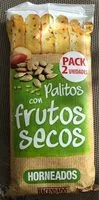 Sokerin määrä sisällä Palitos con frutos secos horneados
