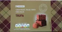 Amount of sugar in Turrón praliné trufa