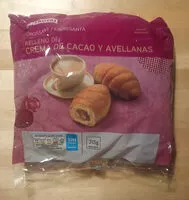 Количество сахара в Croissant relleno de crema de cacao y avellanas