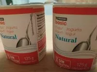 Cantidad de azúcar en Yogur natural