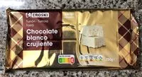 Amount of sugar in Turrón de chocolate blanco crujiente