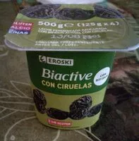 चीनी की मात्रा Biactive con ciruelas