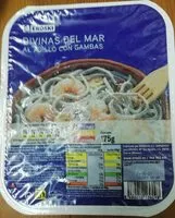 Quantité de sucre dans Divinas del mar al ajillo con gambas
