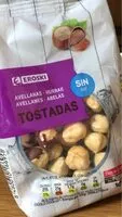 入っている砂糖の量 Avellanas tostadas