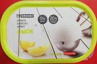 Jumlah gula yang masuk Sorbete de limón