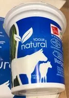 Quantité de sucre dans yogur natural